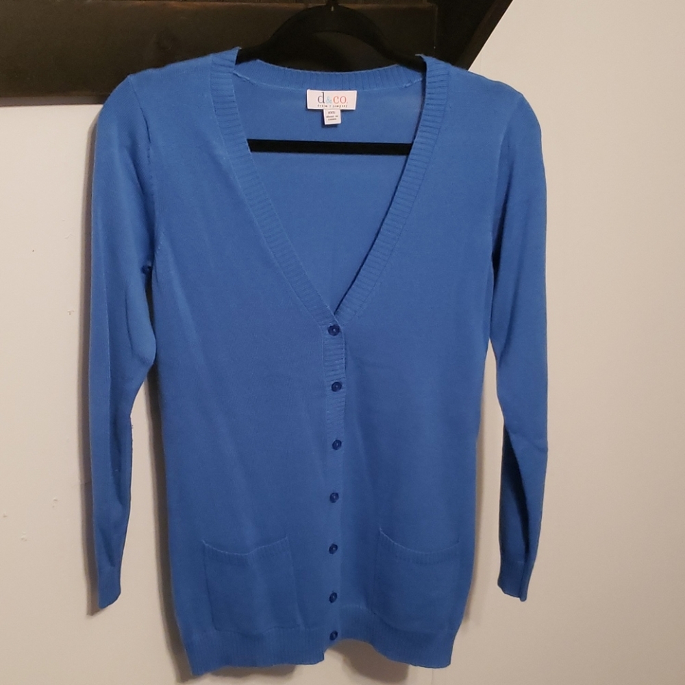 Denim &Co. Women's Cardigan Sweater XXS